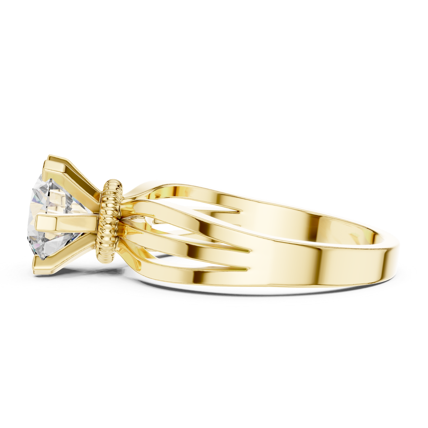 Yellow gold round solitaire split shank diamond ring side
Side view split shank round diamond ring in yellow gold
Yellow gold split band solitaire diamond ring side
Round diamond split shank ring side profile
Yellow gold solitaire ring with split band side
Polished yellow gold split shank diamond ring side
Minimal split shank solitaire ring side design
Round brilliant diamond split shank ring side
Yellow gold round diamond split band ring profile
Classic split shank diamond ring side view