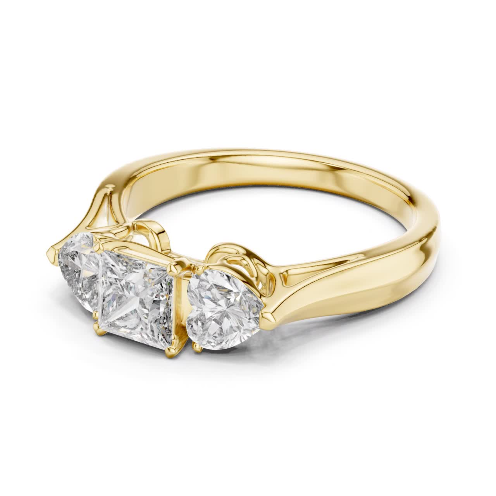 Yellow gold square cut three stone diamond ring side
Yellow gold square center diamond ring side stones
Three stone diamond ring yellow gold side angle
Yellow gold engagement ring square cut diamond side
Yellow gold diamond ring three stone elegant side
Square cut center diamond ring yellow gold side
Yellow gold ring trio diamond arrangement side
Three stone square diamond ring yellow gold finish
Yellow gold fine diamond ring square center side
Classic three stone diamond ring yellow gold style