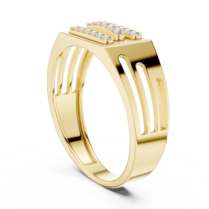 Rear angle yellow gold triple row diamond ring
Yellow gold openwork band ring back profile
Triple row diamond yellow gold ring rear view
Yellow gold geometric ring rear perspective
Wide band yellow gold diamond ring back angle
Modern yellow gold fashion ring rear profile
Yellow gold designer band with open details
Contemporary yellow gold ring back side view
Luxury yellow gold triple row diamond ring
Yellow gold structured band ring rear angle
