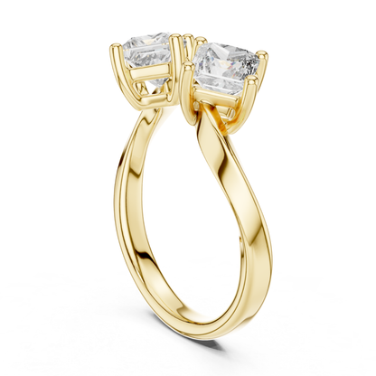 Yellow gold twin princess diamond open ring
Open style ring with twin princess diamonds in yellow gold
Yellow gold double princess cut diamond ring
Modern yellow gold open diamond ring
Twin princess diamond ring in yellow gold
Elegant yellow gold crossover diamond ring
Minimal yellow gold twin diamond ring
Contemporary open ring with princess cut diamonds
Yellow gold ring with two princess diamonds
Stylish yellow gold twin stone diamond ring