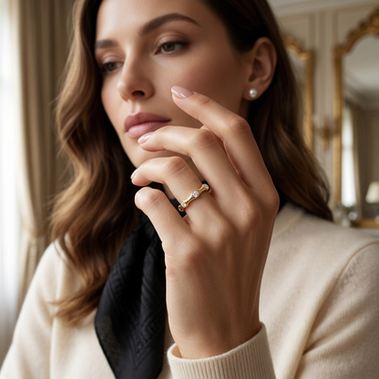 Round Lab Grown Diamond Bezel Wedding Band Ring