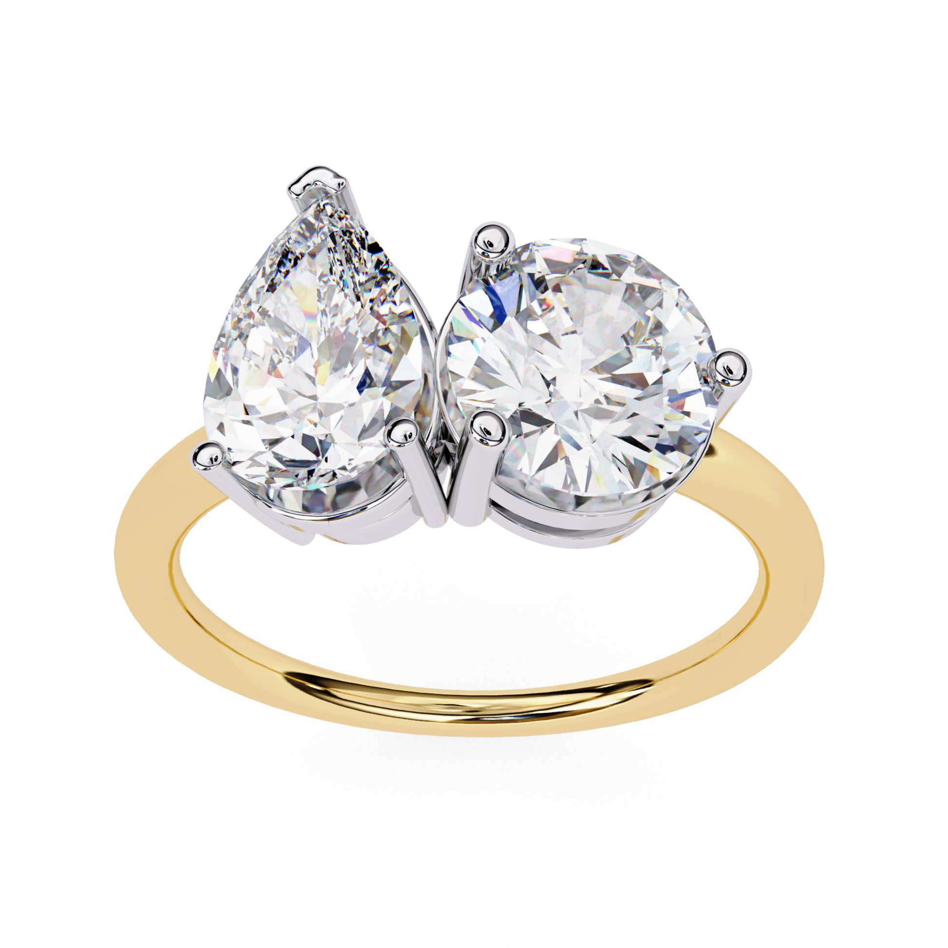 Pear and round diamond ring
Diamond ring with pear and round stones
Ring with pear and round diamonds
Elegant pear and round ring
Classic pear and round diamond ring
Pear and round diamond with gold band
Beautiful pear and round diamond ring
Diamond ring with pear and round stones
Stunning pear and round diamond ring
Two stone diamond ring