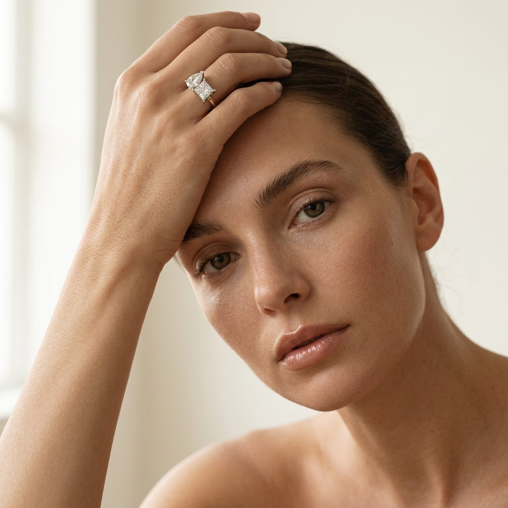 Pear & Princess Cut Lab Grown Diamond Toi et Moi Two-Stone Ring