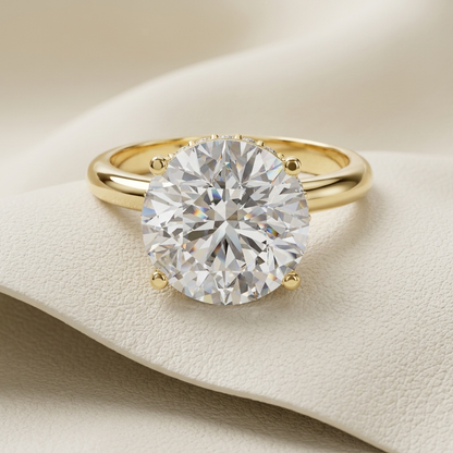 Klassischer runder Diamant-Solitärring | The One & Only Forever
