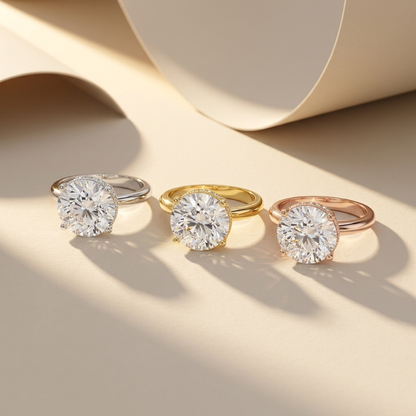 Klassischer runder Diamant-Solitärring | The One & Only Forever