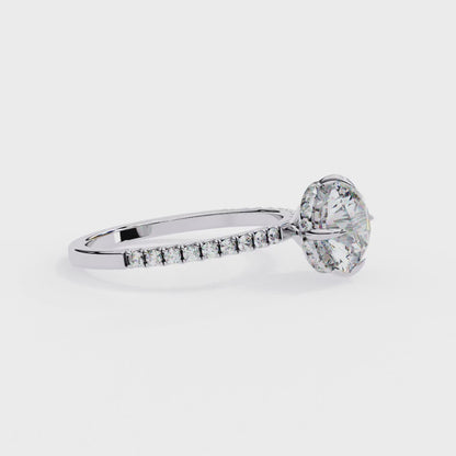 Luxe Round Solitaire Ring