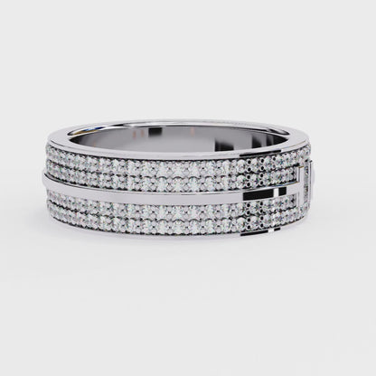 T-Bar Elegance Diamond Band