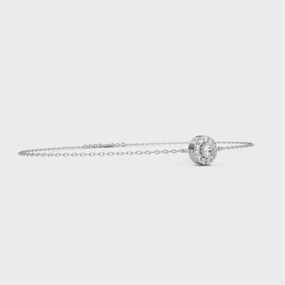 Diamant Halo Armband