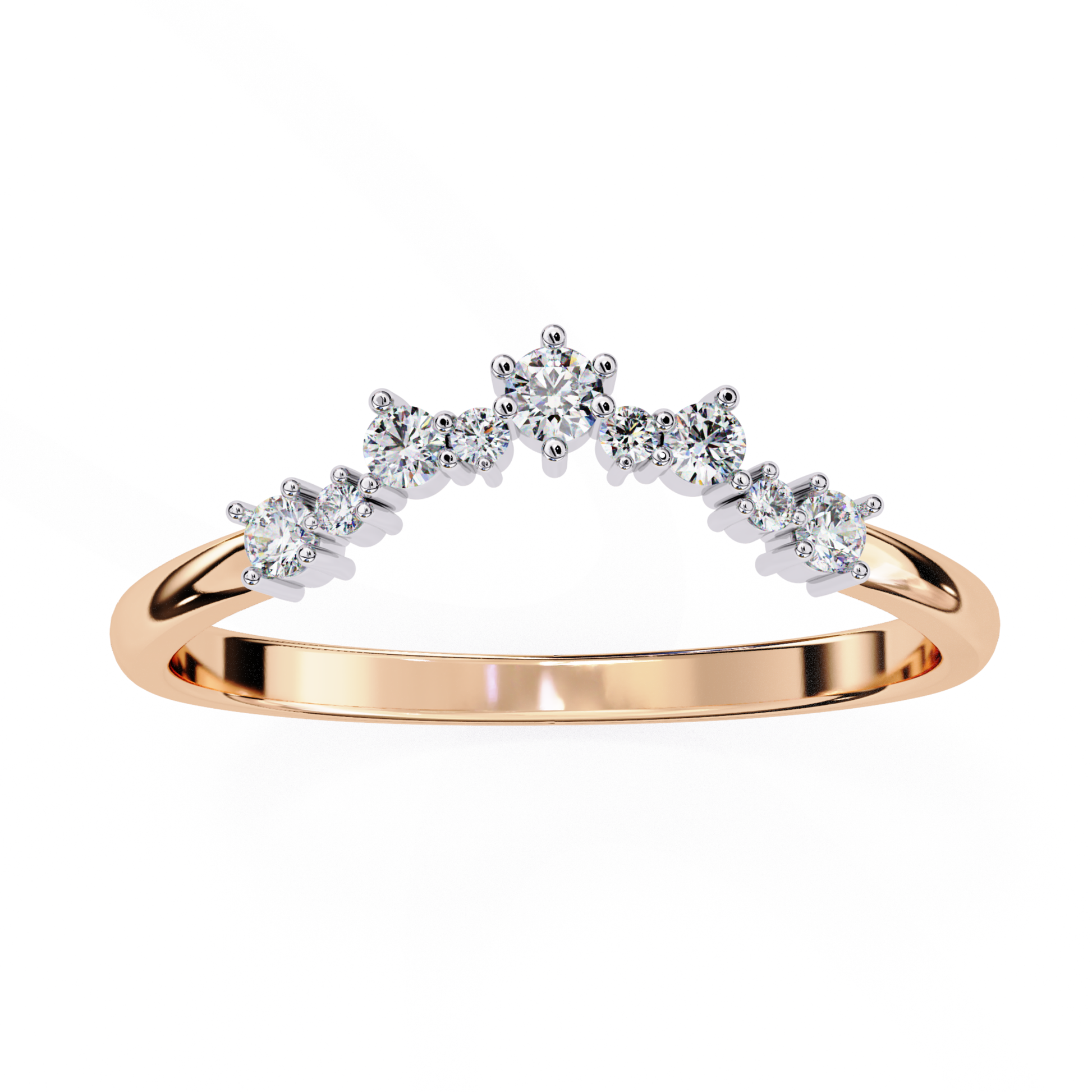 Rose gold curved diamond wedding band round cut
Rose gold diamond wedding band for women
Curved rose gold diamond wedding band
gold crown diamond wedding band round diamonds
Rose gold curved diamond ring for engagement ring